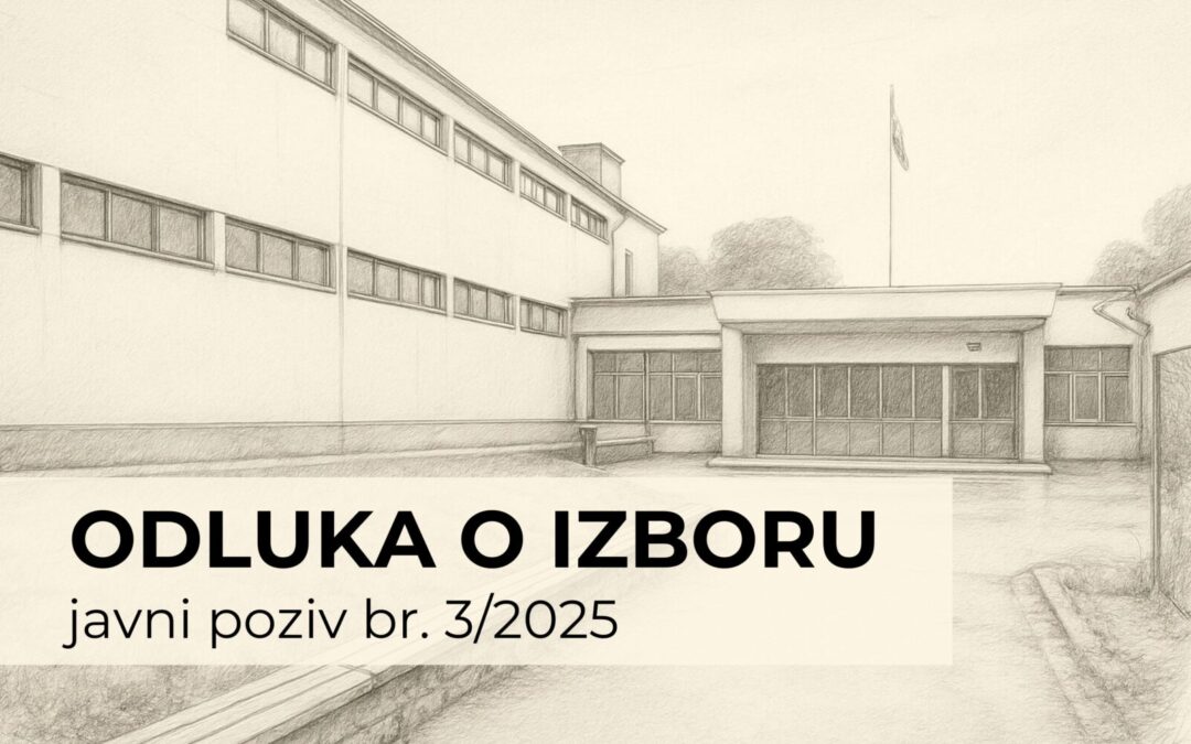ODLUKA O IZBORU AGENCIJE ZA FRANCUSKU, PARIZ 2026.