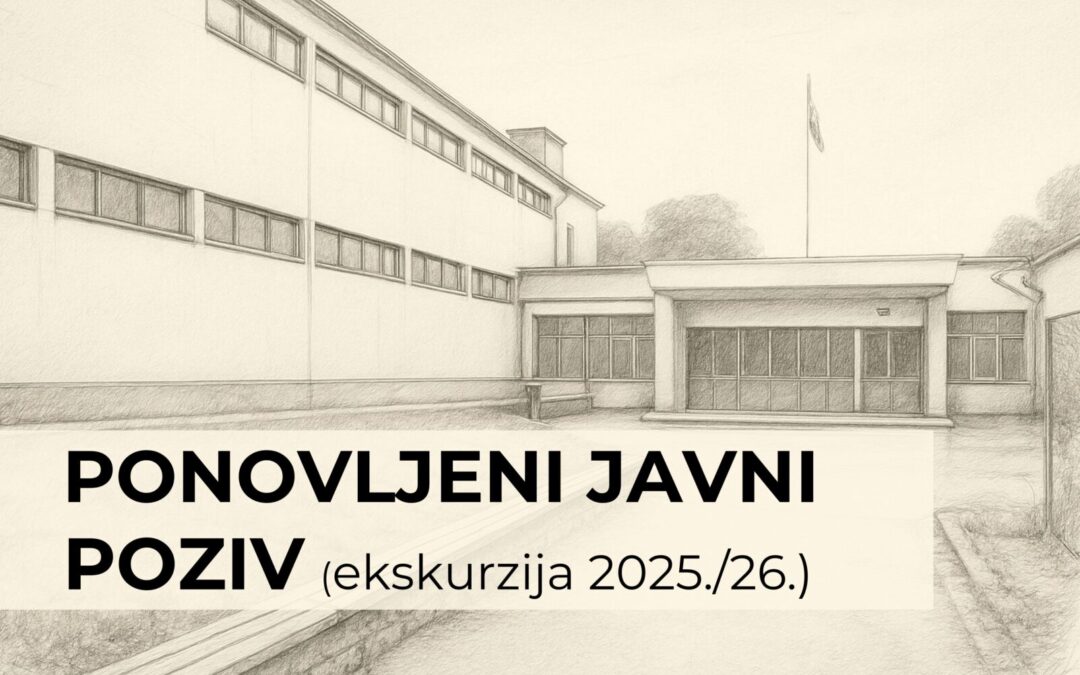 Poništenje Zaključka o odabiru agencije i novi javni poziv (ekskurzija)