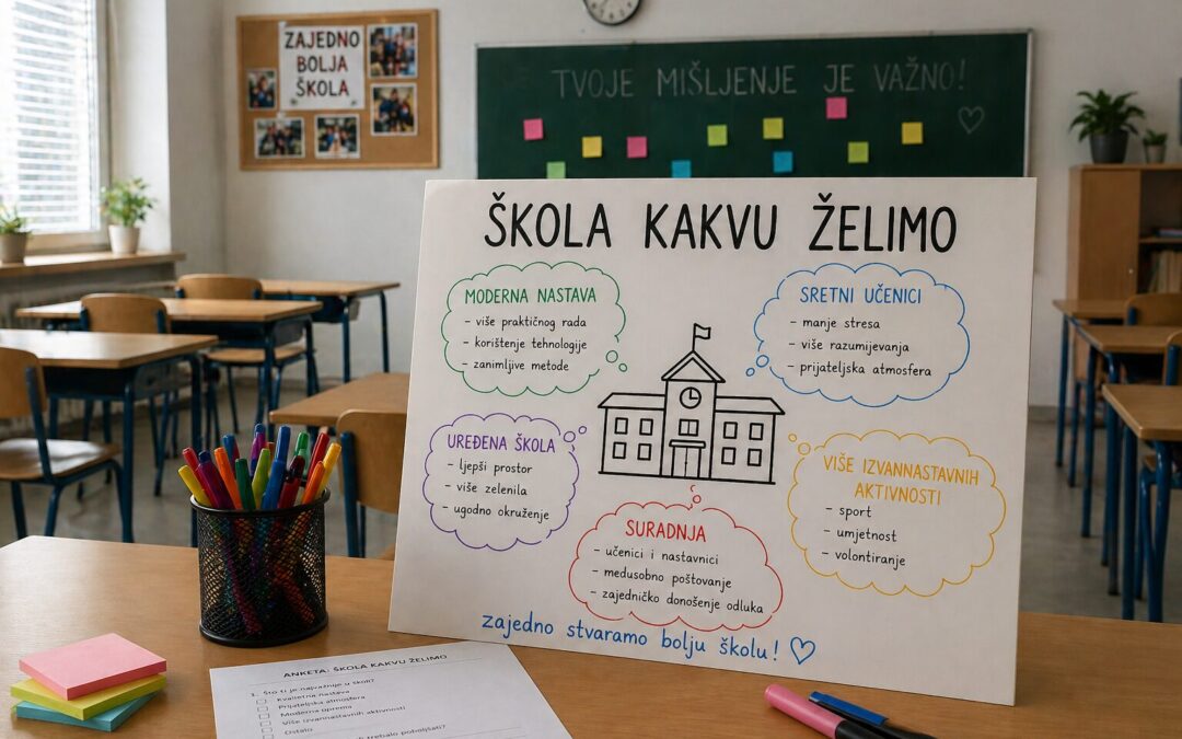 Objava rezultata istraživanja: Škola kakvu želimo, Glas učenika Komercijalno-trgovačke škole Split