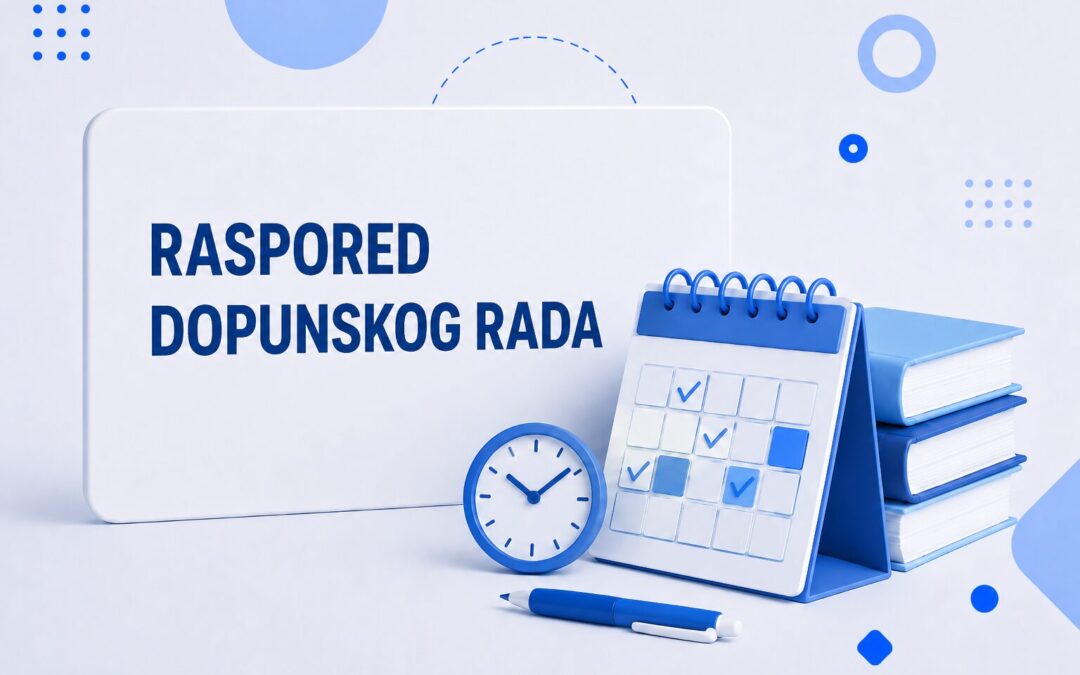 Dopunski rad – raspored (šk. godina 2025./26.)